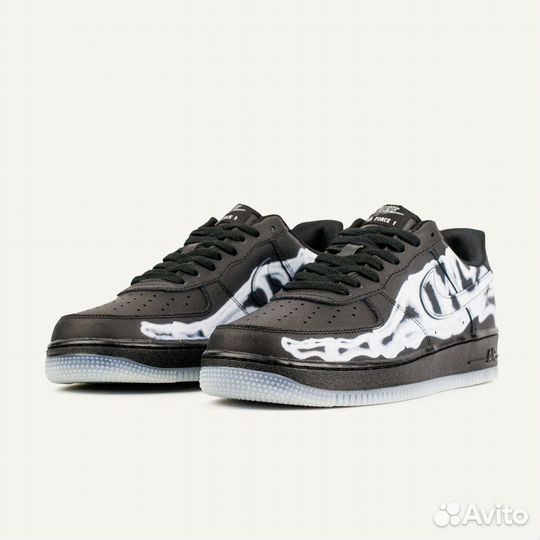 Nike Air Force 1 Low Skeleton Black