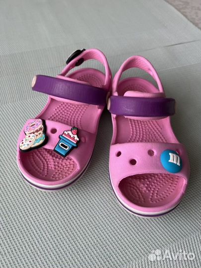 Crocs c7 босоножки сандали детские