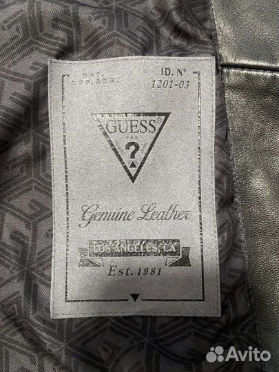 Куртка косуха из телячьей кожи Guees