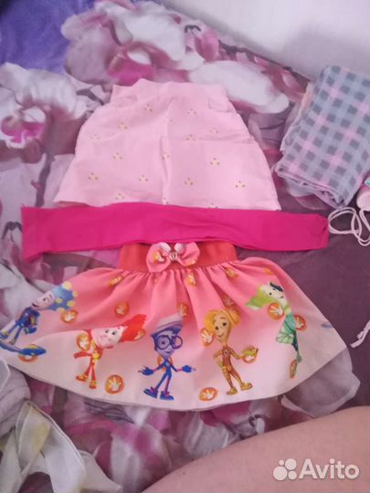 Детские вещи пакетом для девочек 92 110
