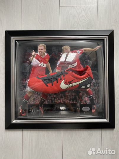 Бутса Пола Скоулза с автографом