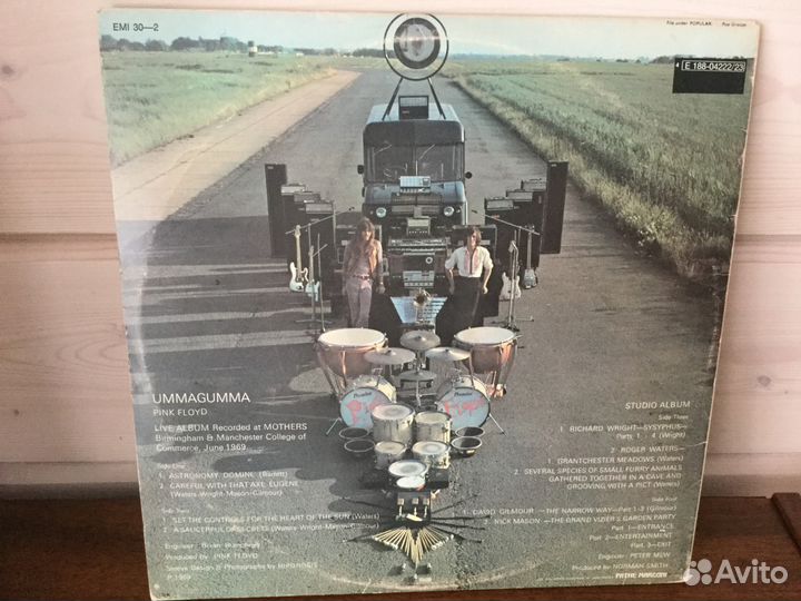 Pink Floyd Ummagumma 1969 виниловая пластинка