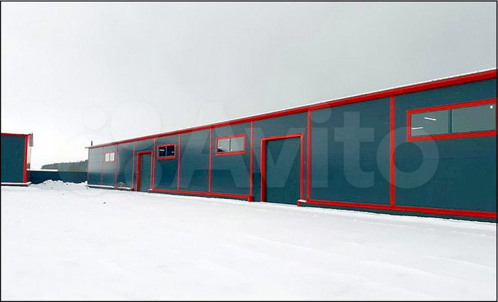 Новые отапливаемые ангары под склад, чистое произд
