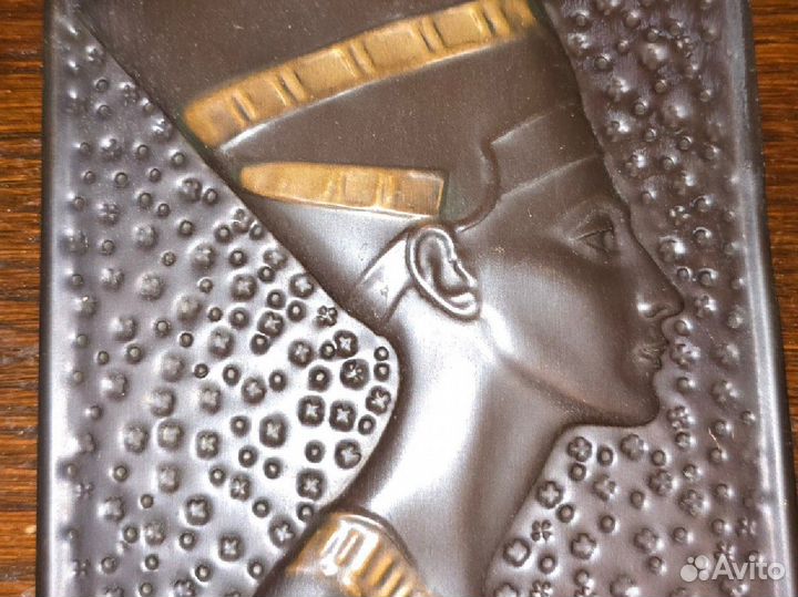 Панно чеканка Нефертити, СССР