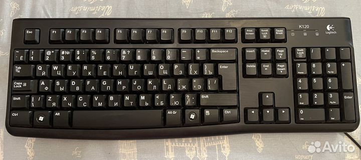 Клавиатура проводная logitech k120