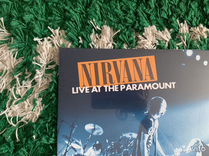 Nirvana Live AT The Paramount orange vinyl lp
