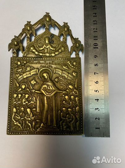 Иконка латунь