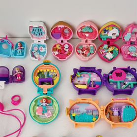 Polly pocket и Shopkins lil secrets наборы