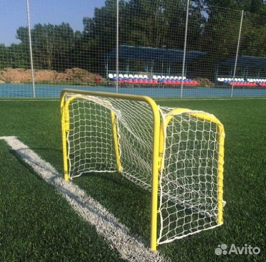 Ворота флорбол складные новые 0,90м /0,60м+ сетка
