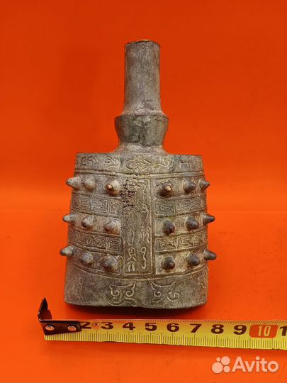 Бронзовый колокол Чжоу,Китай,14 см и др