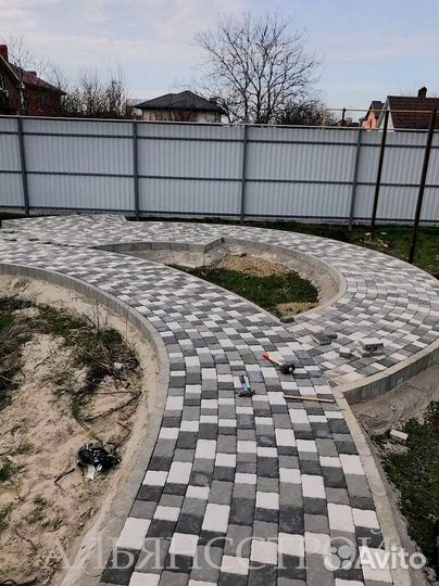 Тротуарная плитка новая
