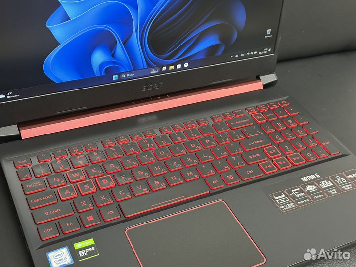 Игровой Acer Nitro 5 GTX1650 / I5-9300H / 512SSD