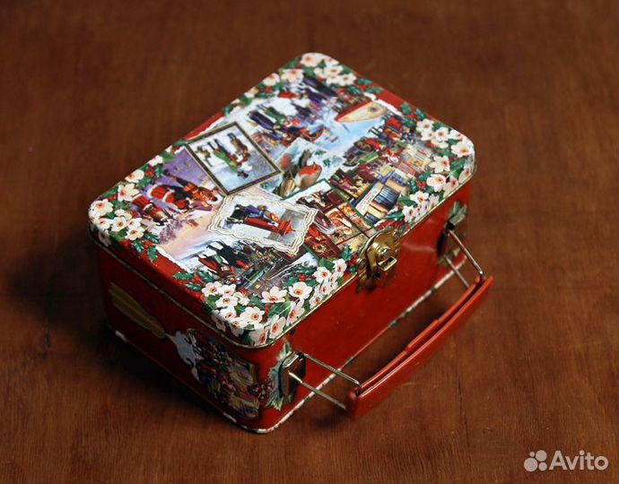 Банки упаковка СССР, металлическая шкатулка