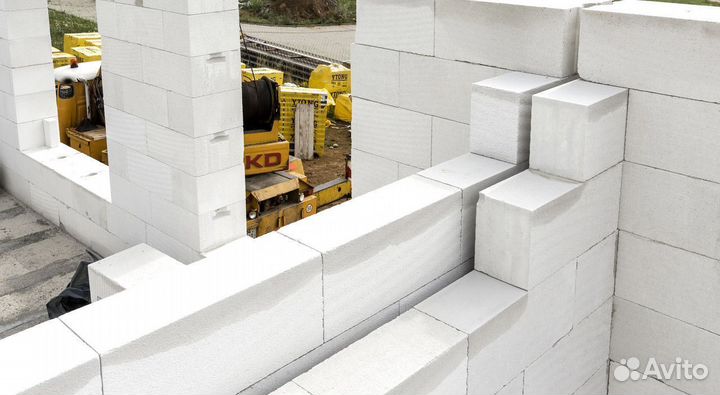 Газобетон 500, (Краслэнд) 150х250х625мм, 48шт, 1.1