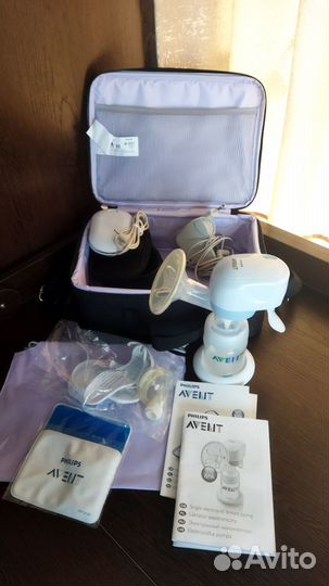 Молокоотсос avent электрический