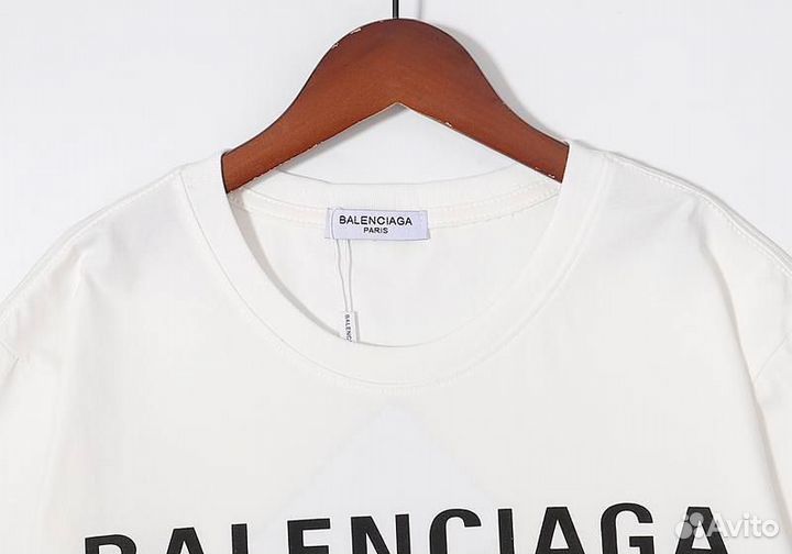 Футболка Adidas Balenciaga Белая