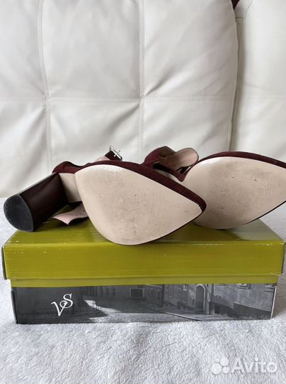 Туфли босоножки натуральная замша