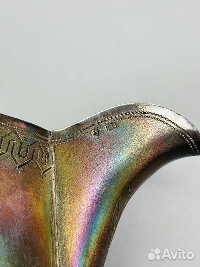 Молочник серебро 84 проба Милюков