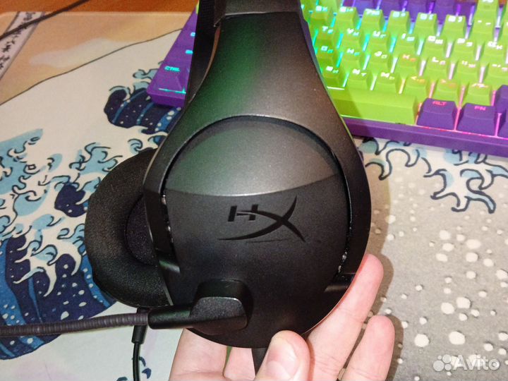 Игровые наушники hyperx