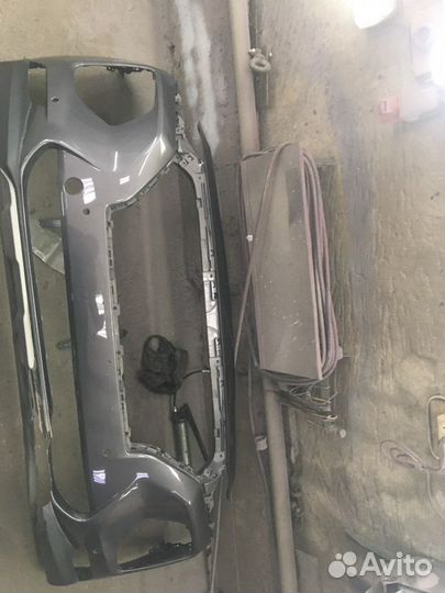 Бампер hyundai santa fe 2020