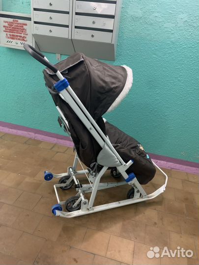 Детские санки коляска