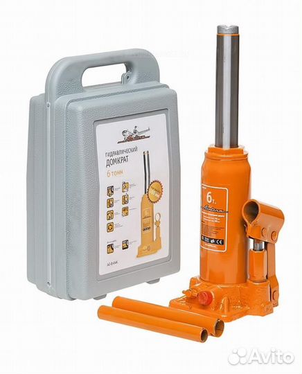 Airline AJ-B-06K Домкрат бутылочный 6т в кейсе (MI