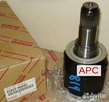 Шрус внутренний toyota land cruiser prado,surf 02