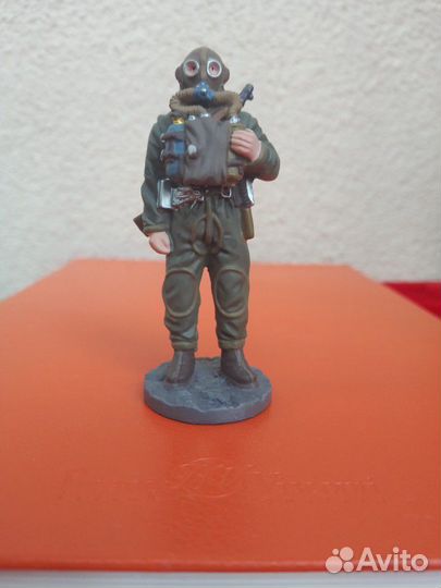 Модель оловянный солдатик Водолаз-разведчик