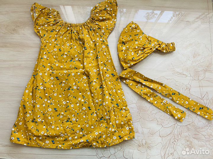 Летнее платье для девочки 104 р