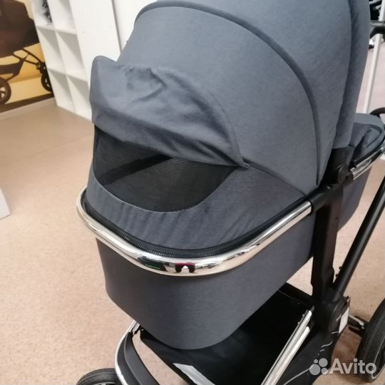 Коляска легкая модульная 2в1 Indigo fusion хром