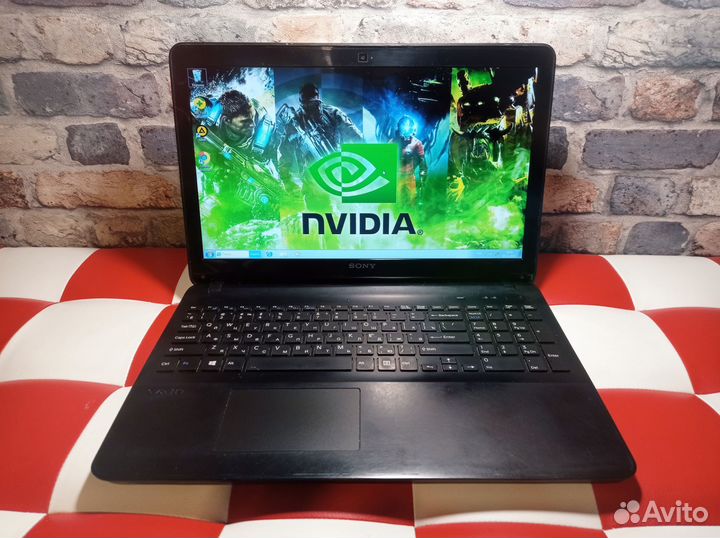 Полностью рабочий Sony 2ядра 4Гб 500Гб GeForce 740
