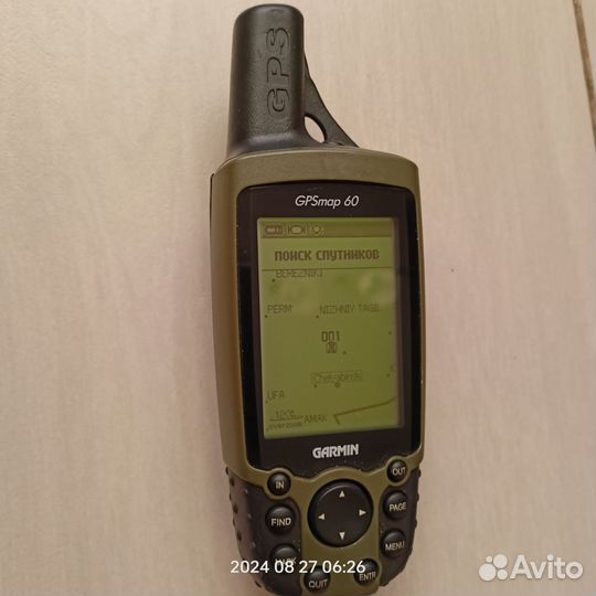 Навигатор Garmin GPSmap 60