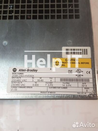 Сервопривод Allen Bradley 2098-DSD-HV030X