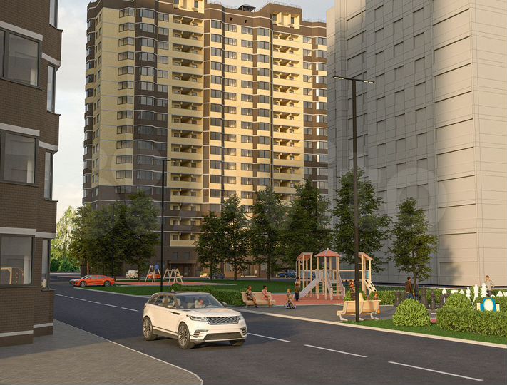 1-к. квартира, 49,1 м², 12/19 эт.