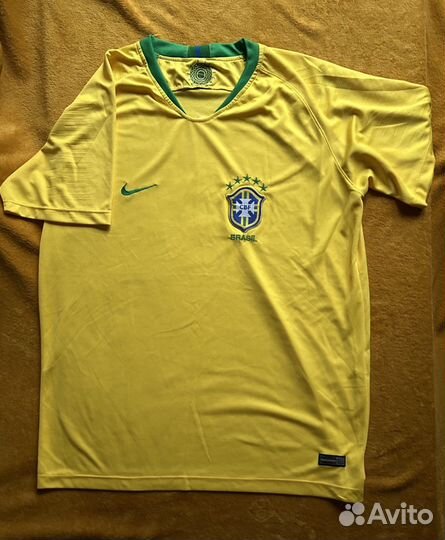 Футболка футбольная Nike Brazil 2018