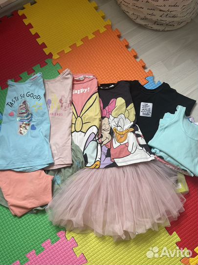 Вещи пакетом на девочку, 98, 104