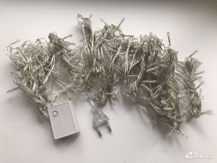 Гирлянда штора новогодняя (новая)