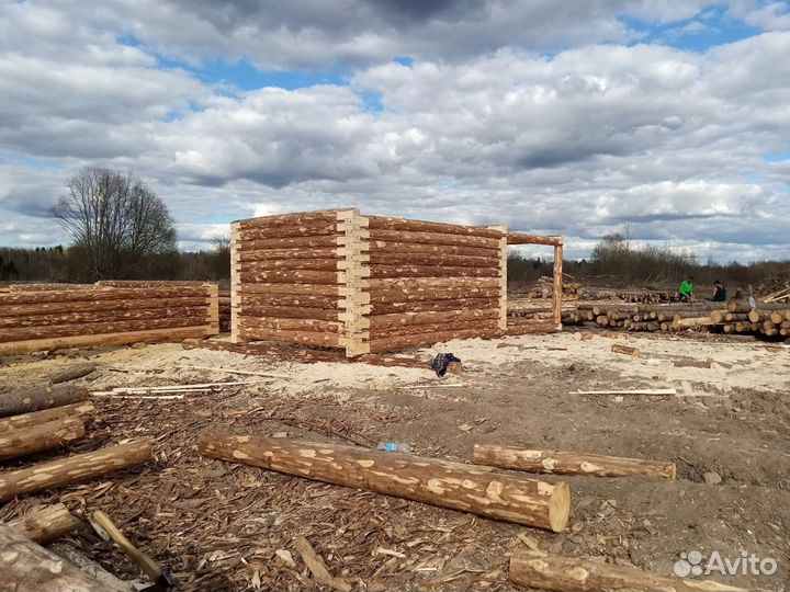 Сруб на баню