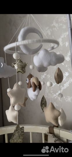 Мобиль на кроватку с музыкальным блоком