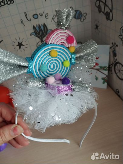 Ободок конфетка