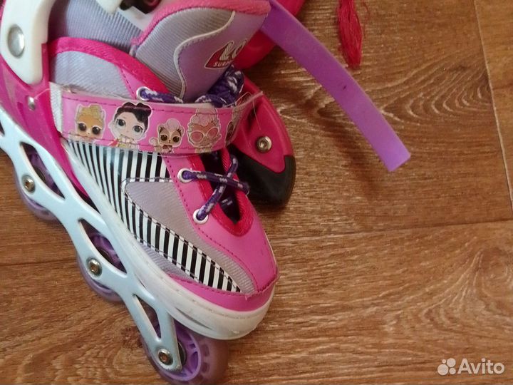 Роликовые коньки детские раздвижные35-38