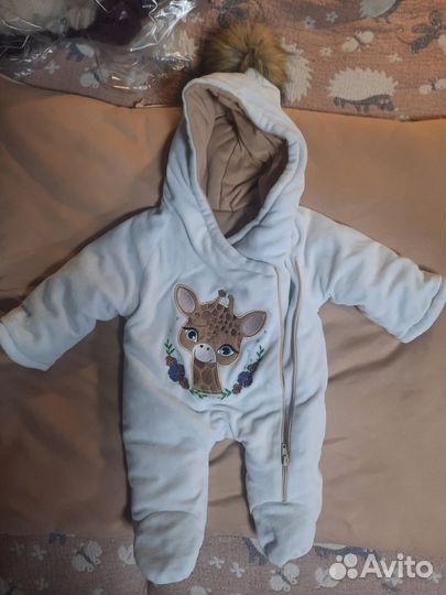 Комплект на выписку для девочки зима