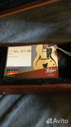 Бас-гитара Hоfner Contemporary Club Bass HCT-500/2