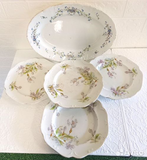 Германская соусница сервиз Кузнецова стариное блюд