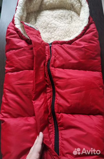 Конверт в коляску на овчине