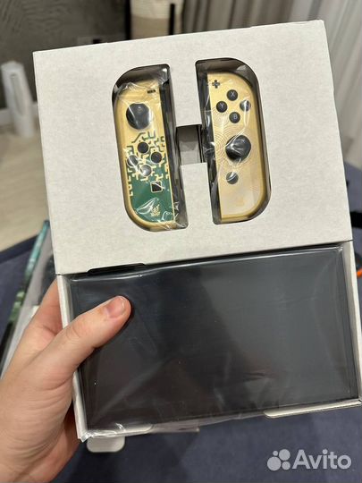 Nintendo switch oled Zelda edition новая чип