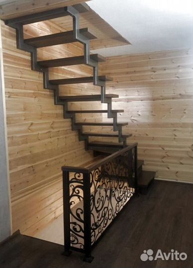 Лестницы на металлокаркасе