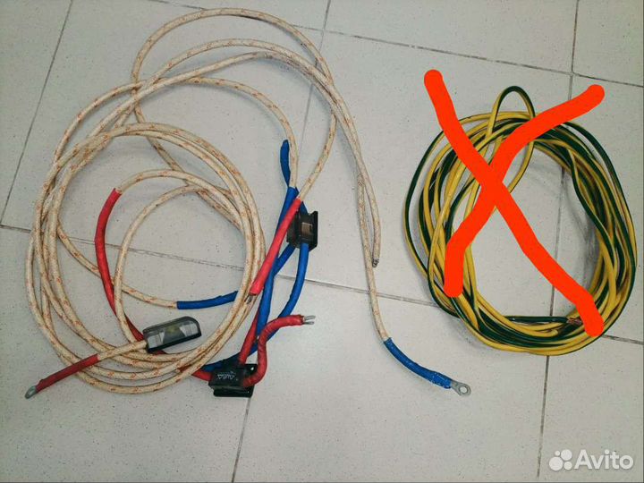 Провода для подключения сабвуфера сила