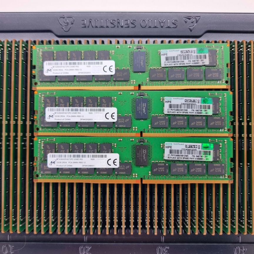 [840758-091] Ddr4 Micron 2666мгц 32гб Ecc Hpe Smart 840758-091