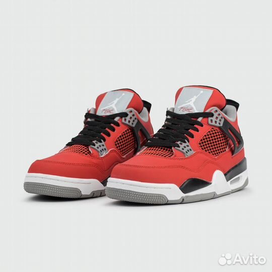 Кроссовки Nike Air Jordan 4 Retro Red Grey Inside